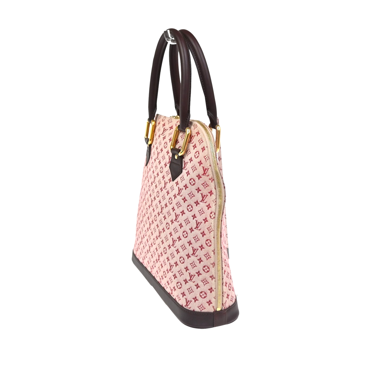 LOUIS VUITTON Alma Haut Hand Bag Monogram Mini Leather Cherry M92204 22RL983