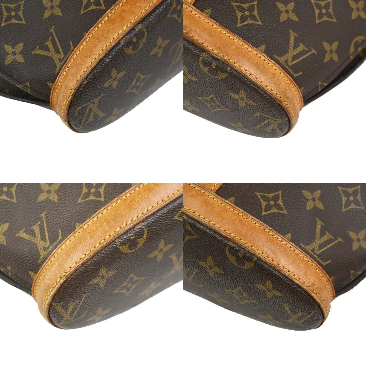 LOUIS VUITTON BABYLONE Shoulder Bag Monogram Leather Brown France M51102 83KC699