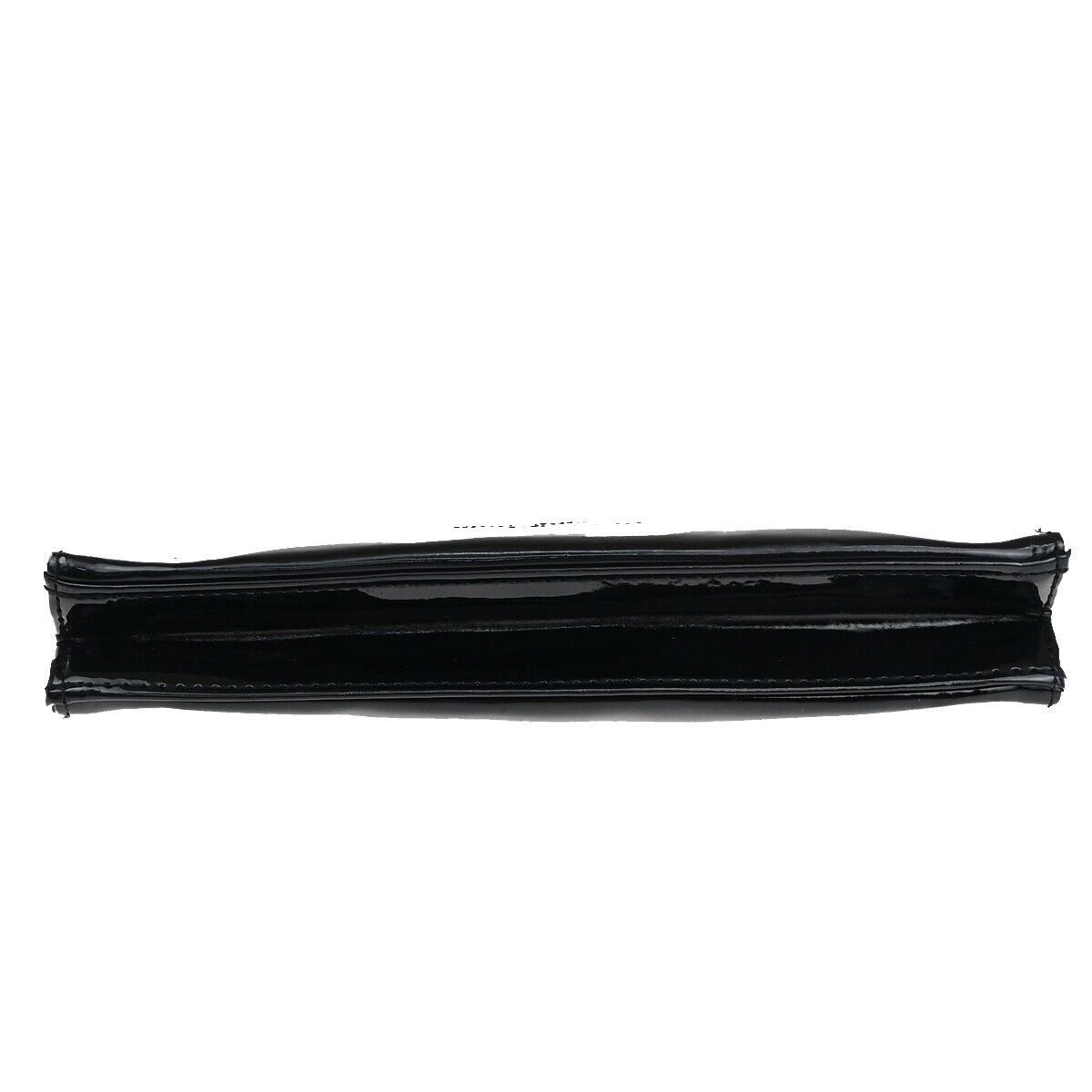 YVES SAINT LAURENT YSL Logo Pouch Bag Patent Leather Black Pink GHW 03EC033