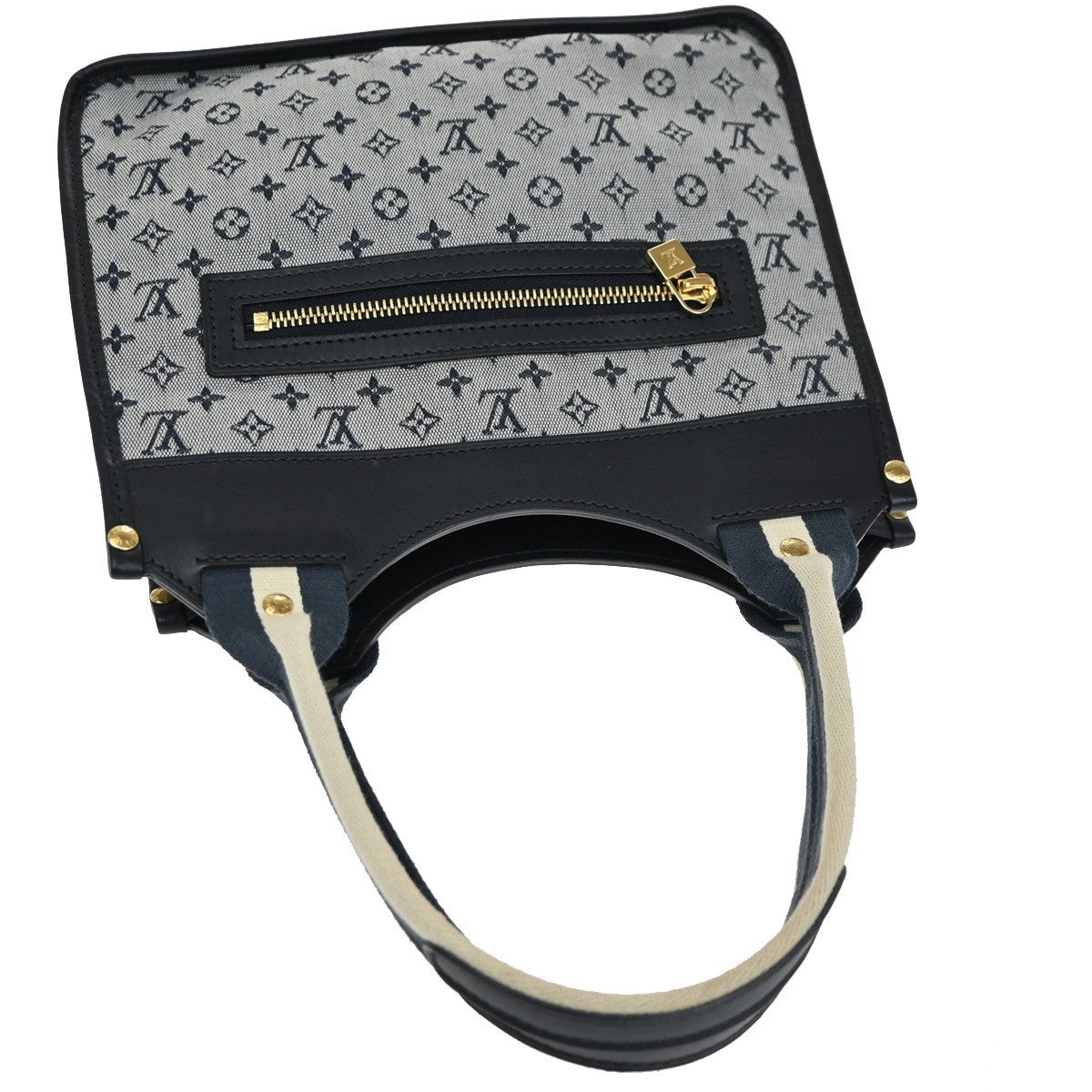 LOUIS VUITTON Sac Catherine Shoulder Bag Monogram Mini Lin  Gray M92325 11TA700