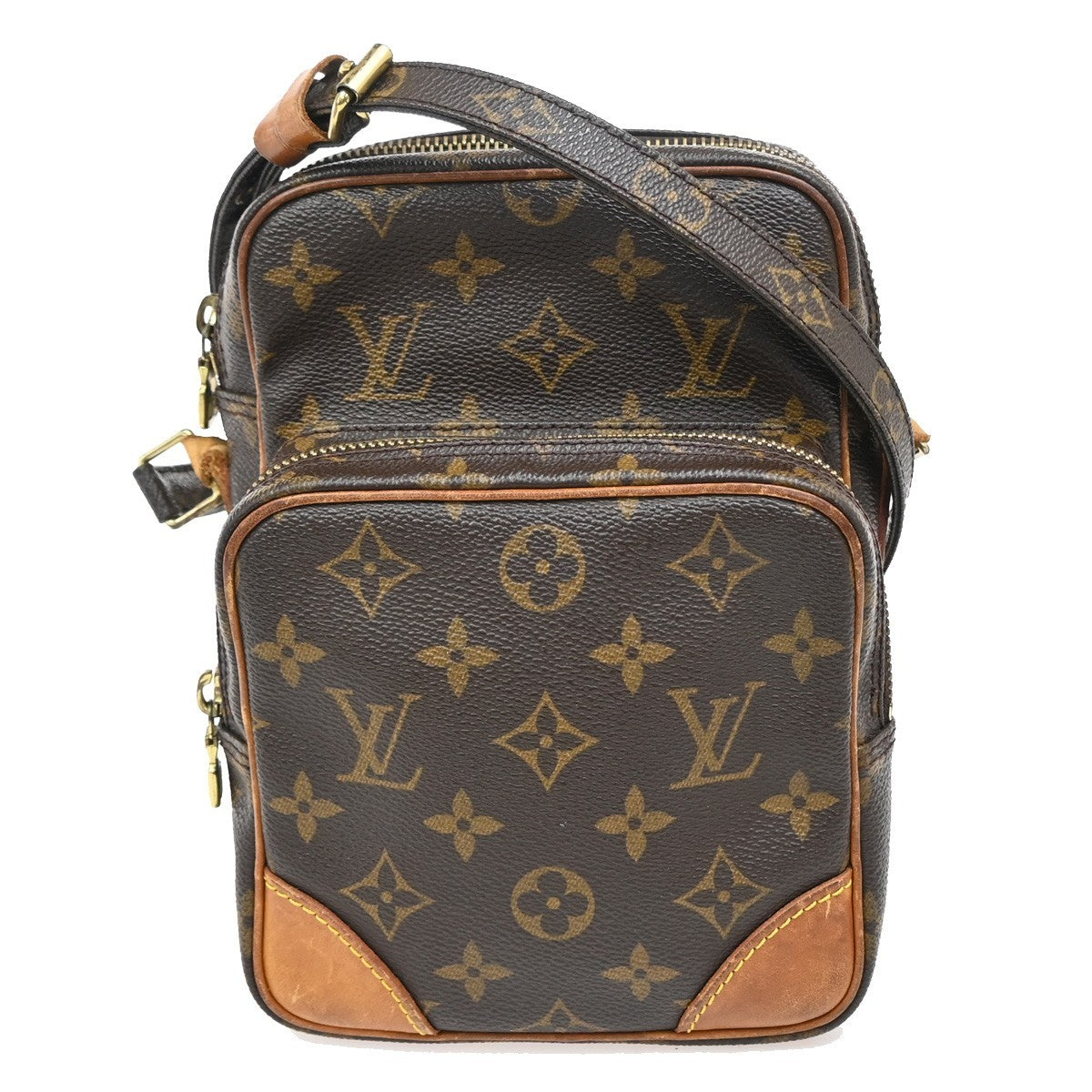 LOUIS VUITTON Amazon Crossbody Shoulder Bag Monogram Leather BN M45236 38KB437