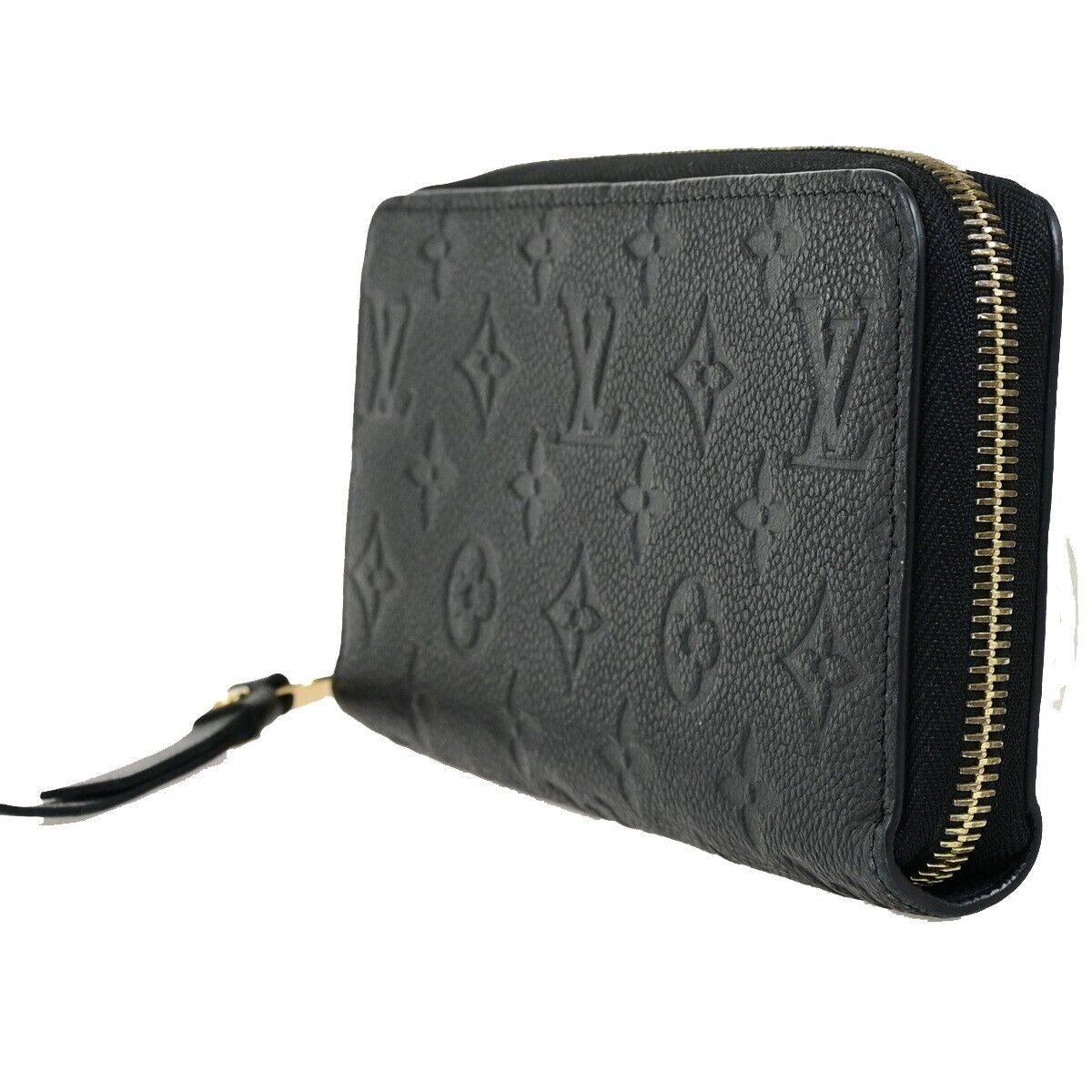 LOUIS VUITTON LV Zippy Long Wallet Monogram Empreinte Balck M93435 79FB264