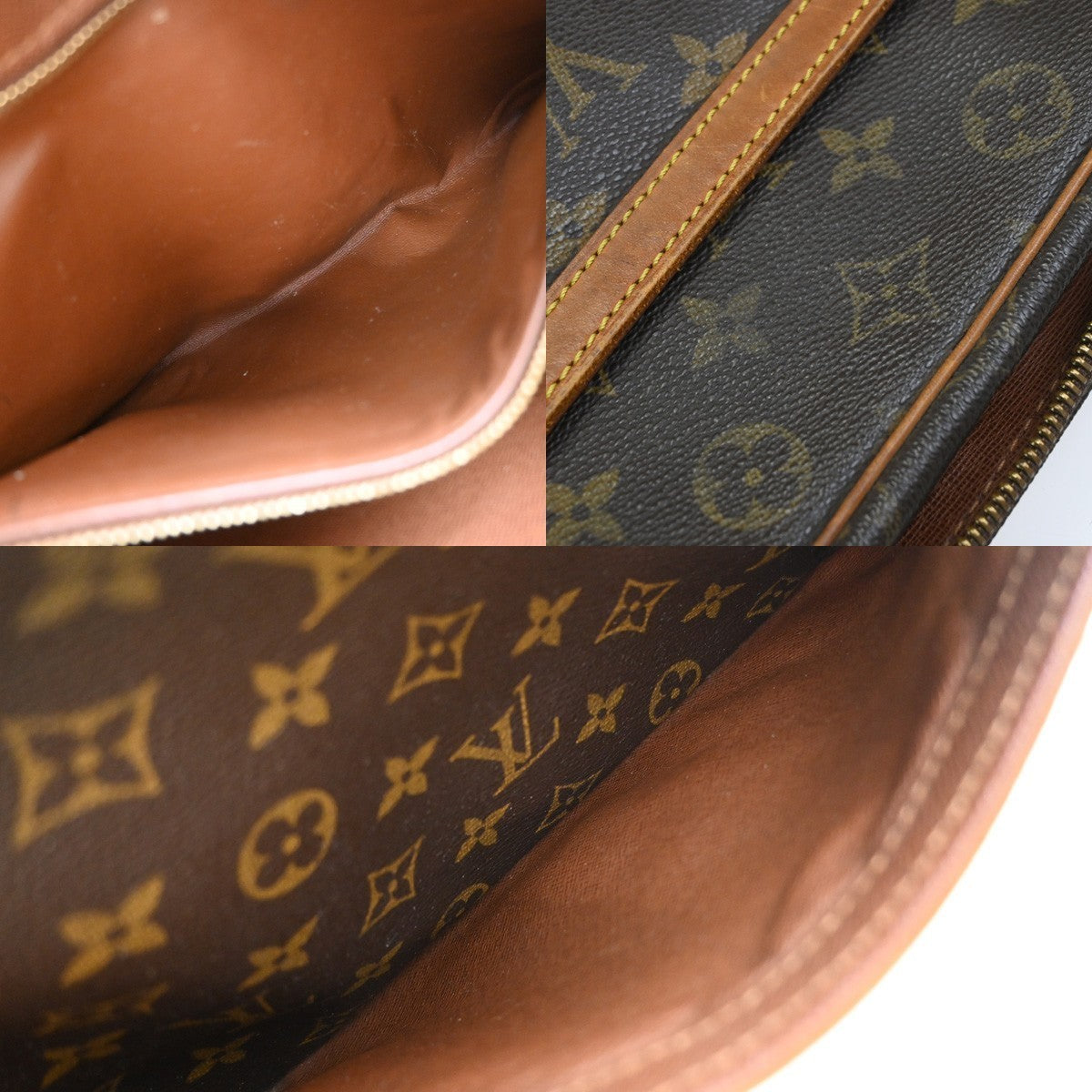 LOUIS VUITTON Trocadero 30 Shoulder Bag Monogram Leather Brown M51272 86EG307