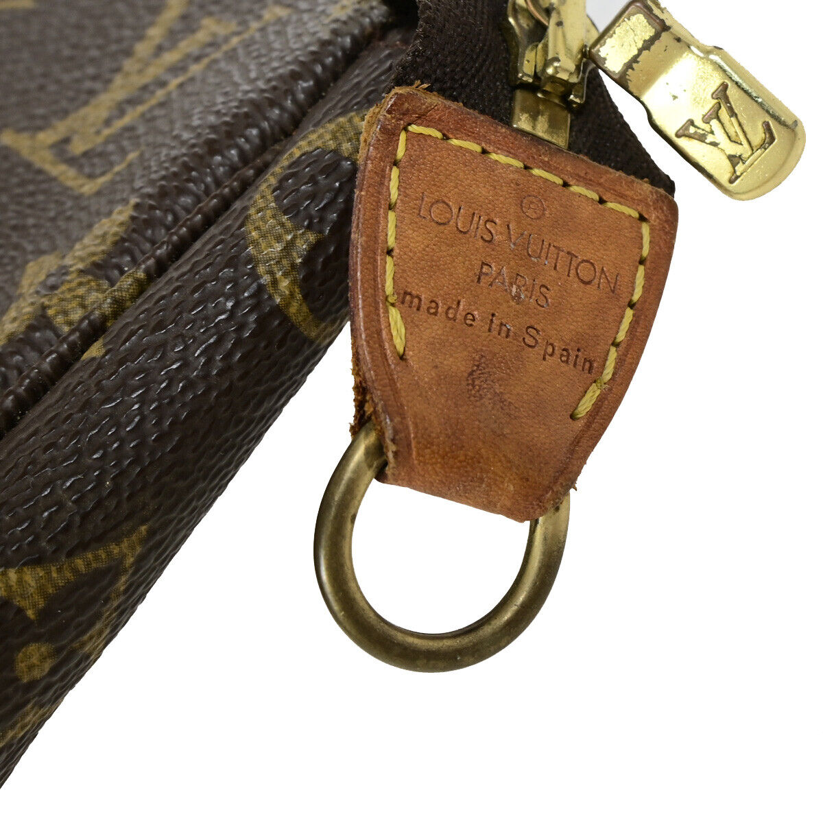LOUIS VUITTON Pochette Accessoires Hand Bag Monogram Leather BN M51980 31YF611