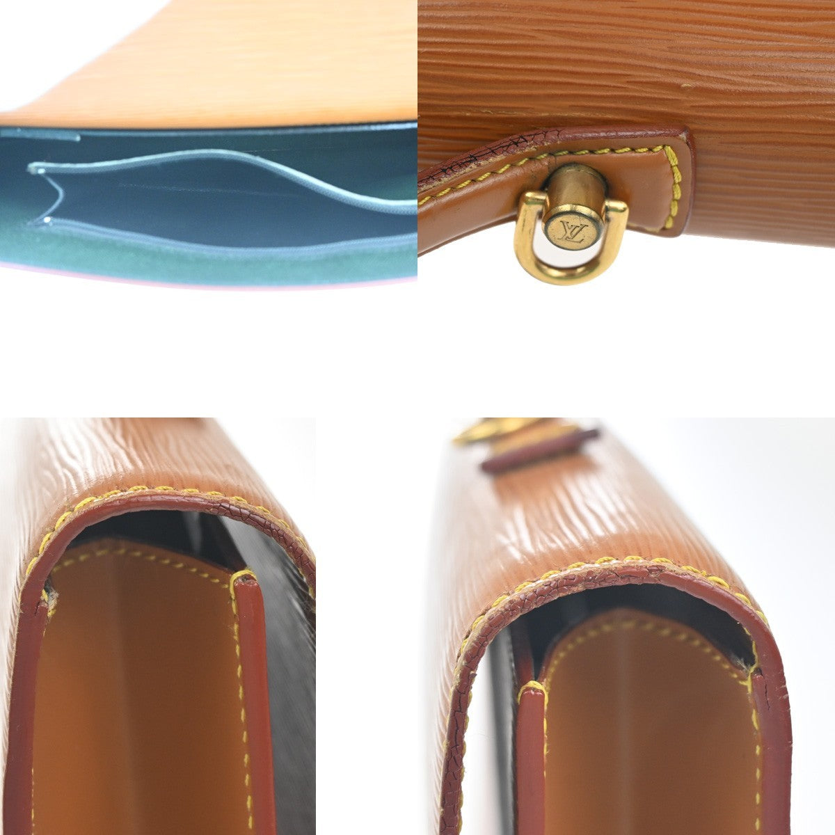 LOUIS VUITTON Porte Documents Bandouliere Hand Bag Epi Leather BN M54468 88ZA248