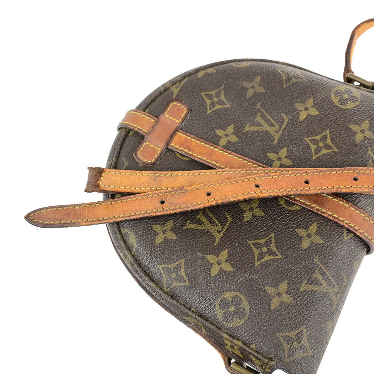 LOUIS VUITTON Chantilly PM Shoulder Bag Monogram Leather Brown M51234 60YG608