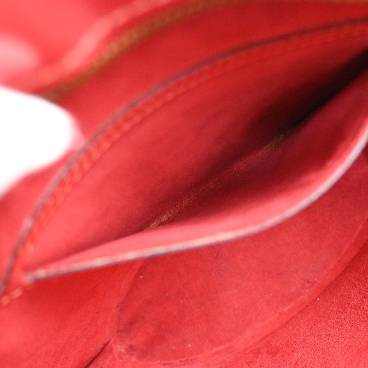 LOUIS VUITTON LV Saint Jacques PM Hand Bag Epi Leather Red France M52277 86YJ145