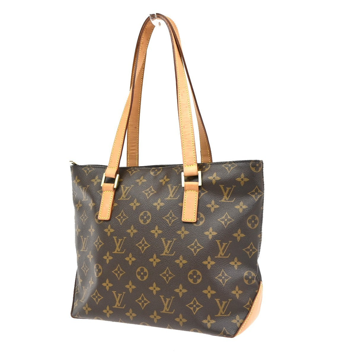 LOUIS VUITTON Cabas Piano Shoulder Bag Monogram Leather Brown M51148 28CA579
