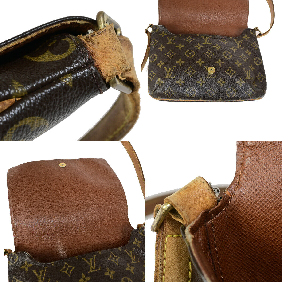 LOUIS VUITTON Musette Tango Long Shoulder Bag Monogram Leather BN M51388 36YF723