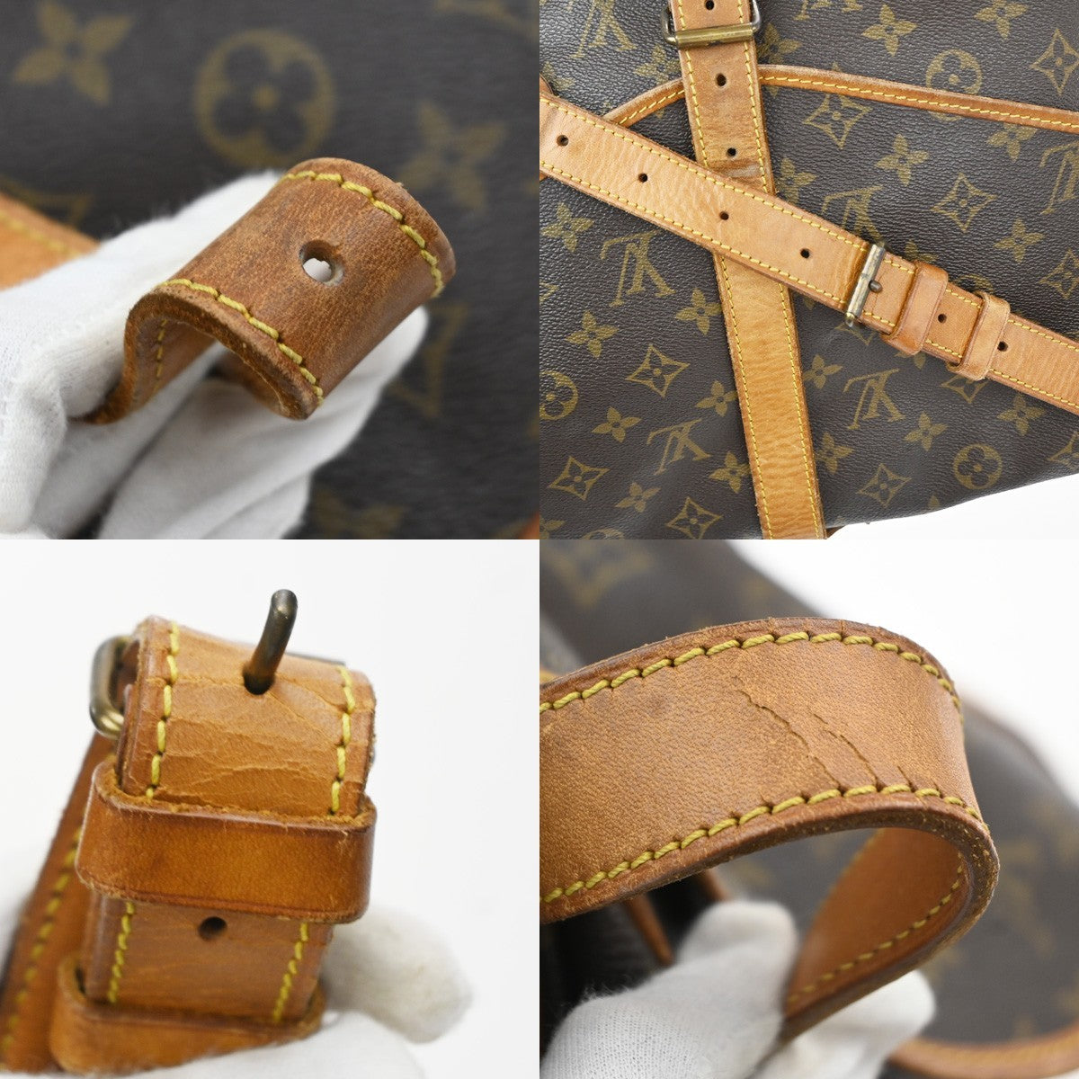 LOUIS VUITTON Saumur 35 Shoulder Bag Monogram Leather BN France M42254 84YJ110