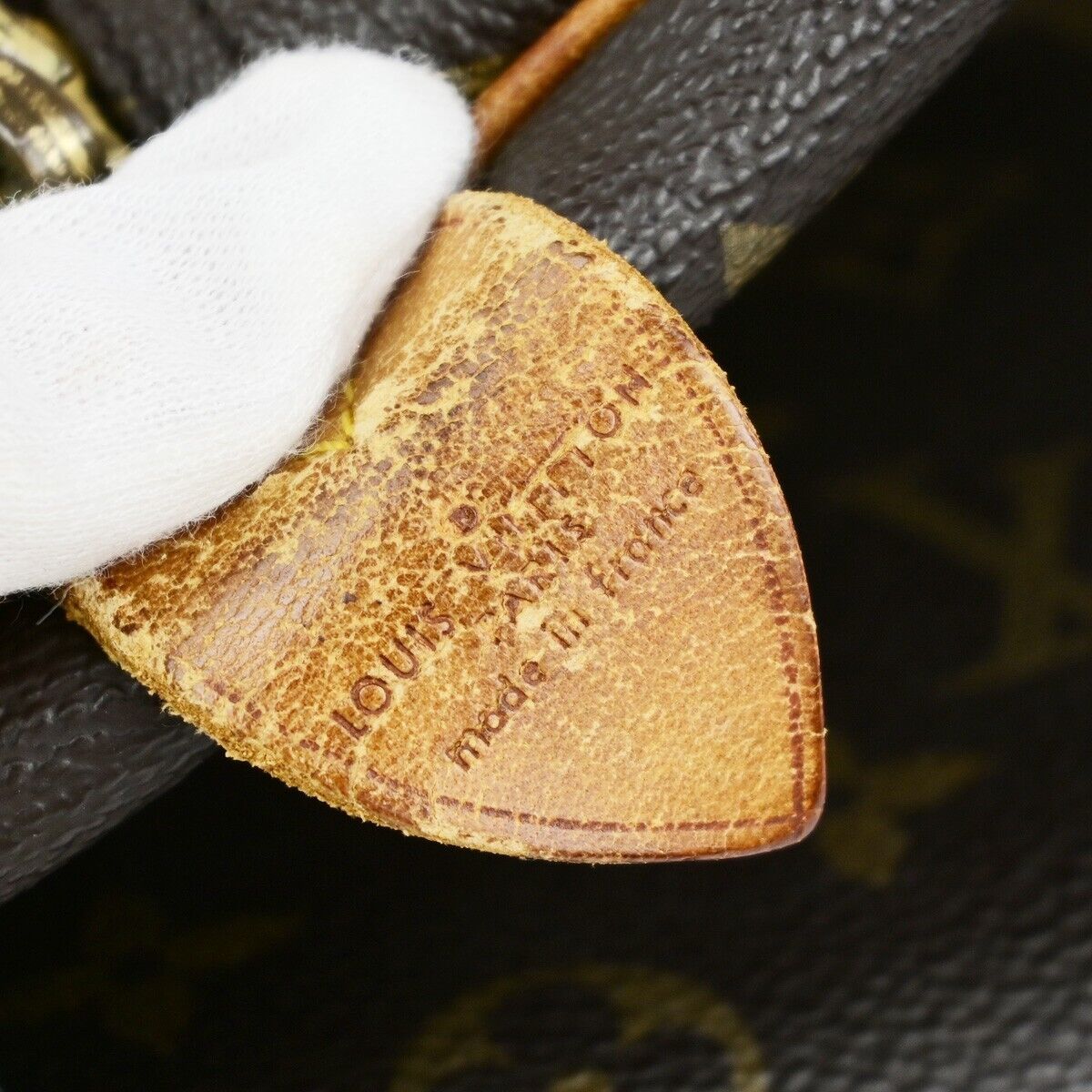 LOUIS VUITTON Keepall 45 Travel Hand Bag Monogram Leather Brown M41428 30ED017