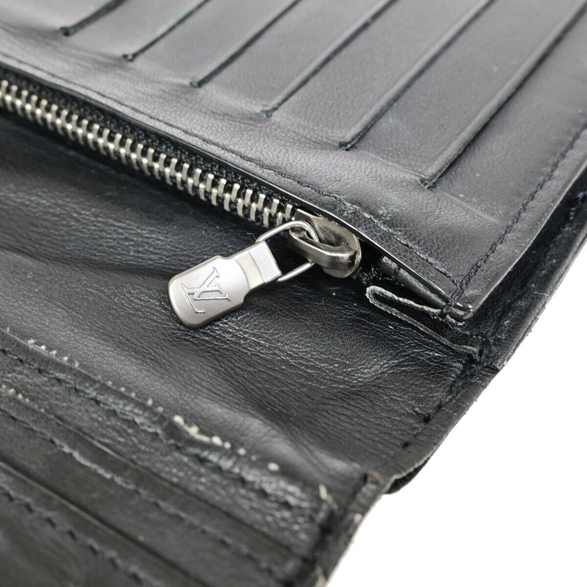 LOUIS VUITTON Brazza Long Bifold Wallet Damier Infini Leather BK N63010 02KA349