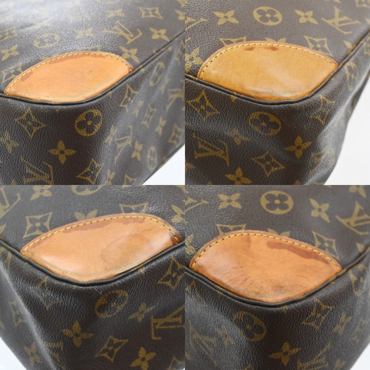 LOUIS VUITTON Boulogne 35 Shoulder Bag Monogram Leather Brown M51260 70SA144