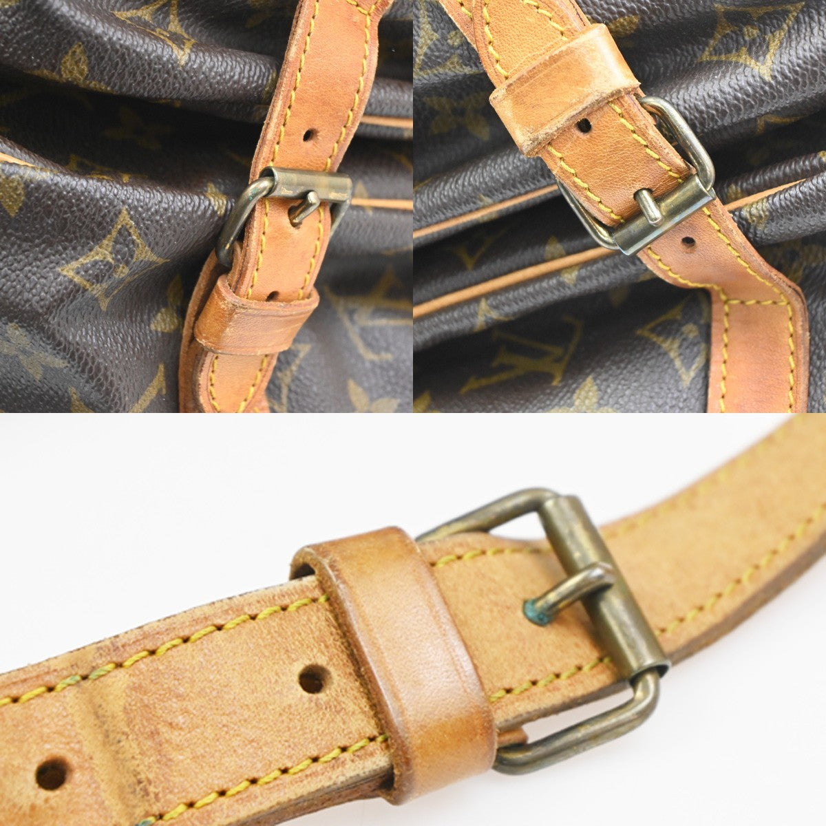 LOUIS VUITTON Saumur 35 Shoulder Bag Monogram Leather BN France M42254 60CA675