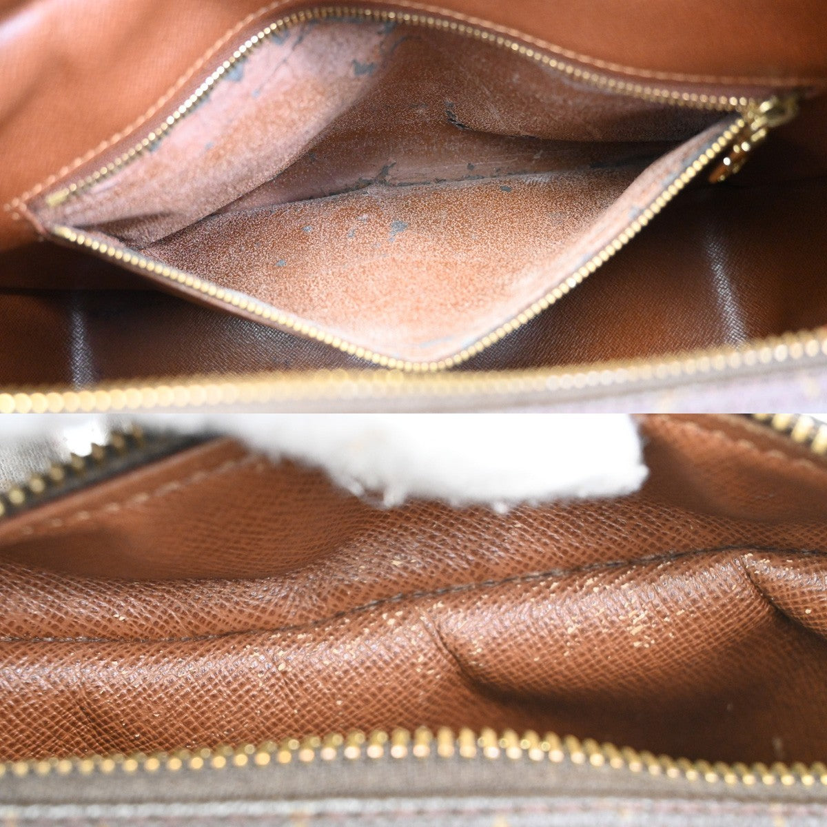 LOUIS VUITTON Boulogne 30 Shoulder Bag Monogram Leather Brown M51265 80KB526