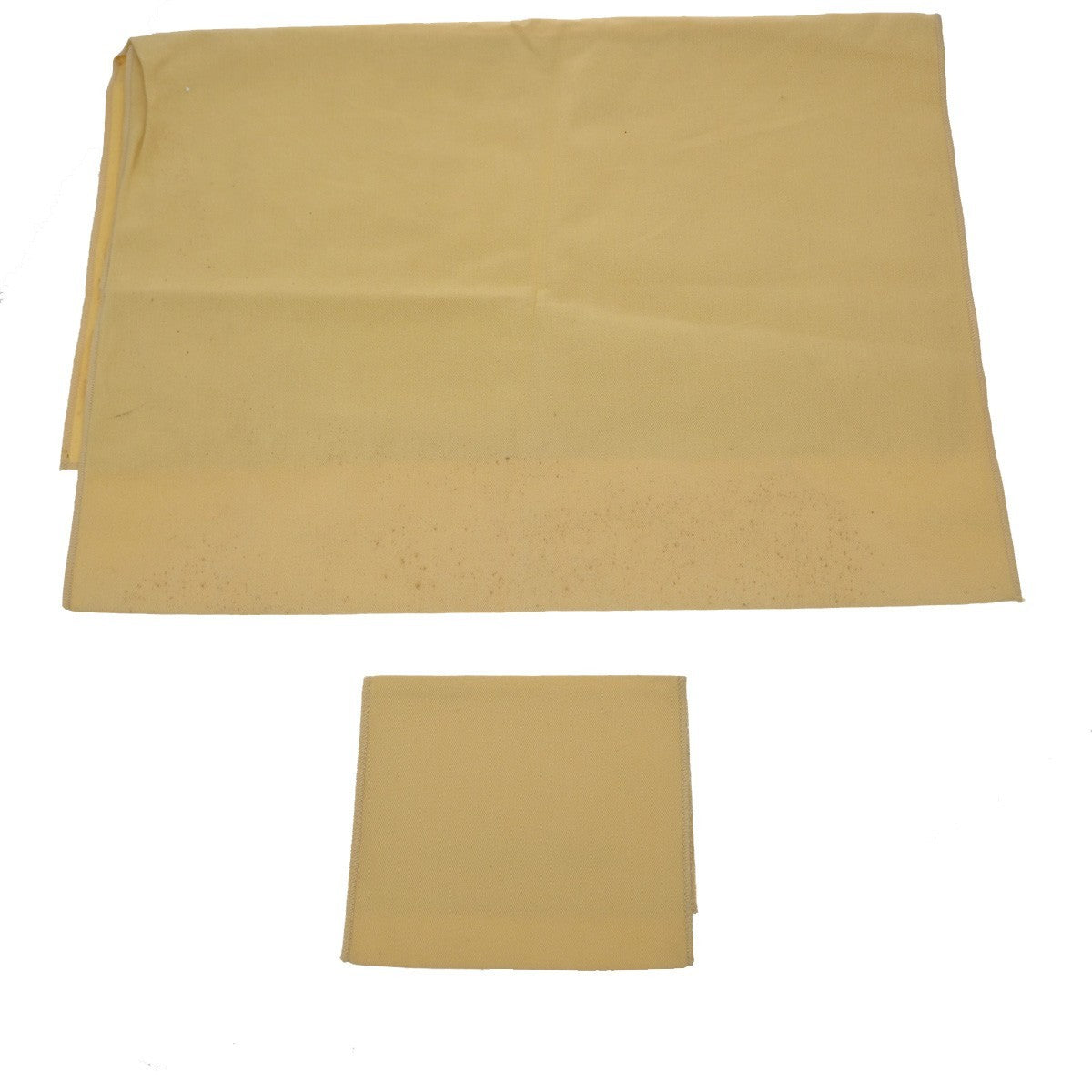 LOUIS VUITTON Logo 10 Set Dust Bag Drawstring Canvas Cotton Beige Brown 05KC822