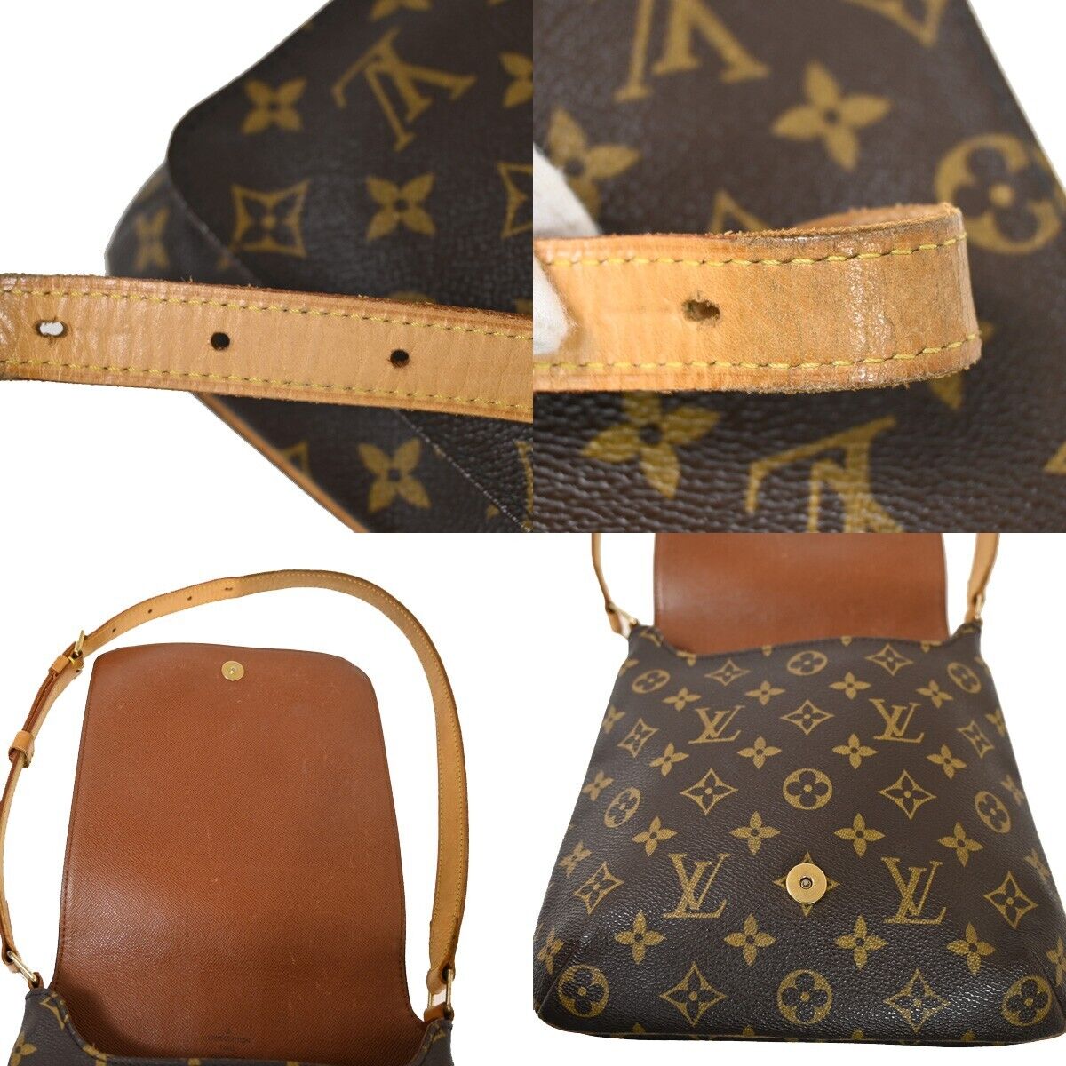 LOUIS VUITTON Musette Salsa Short Shoulder Bag Monogram BN Spain M51258 70SH630