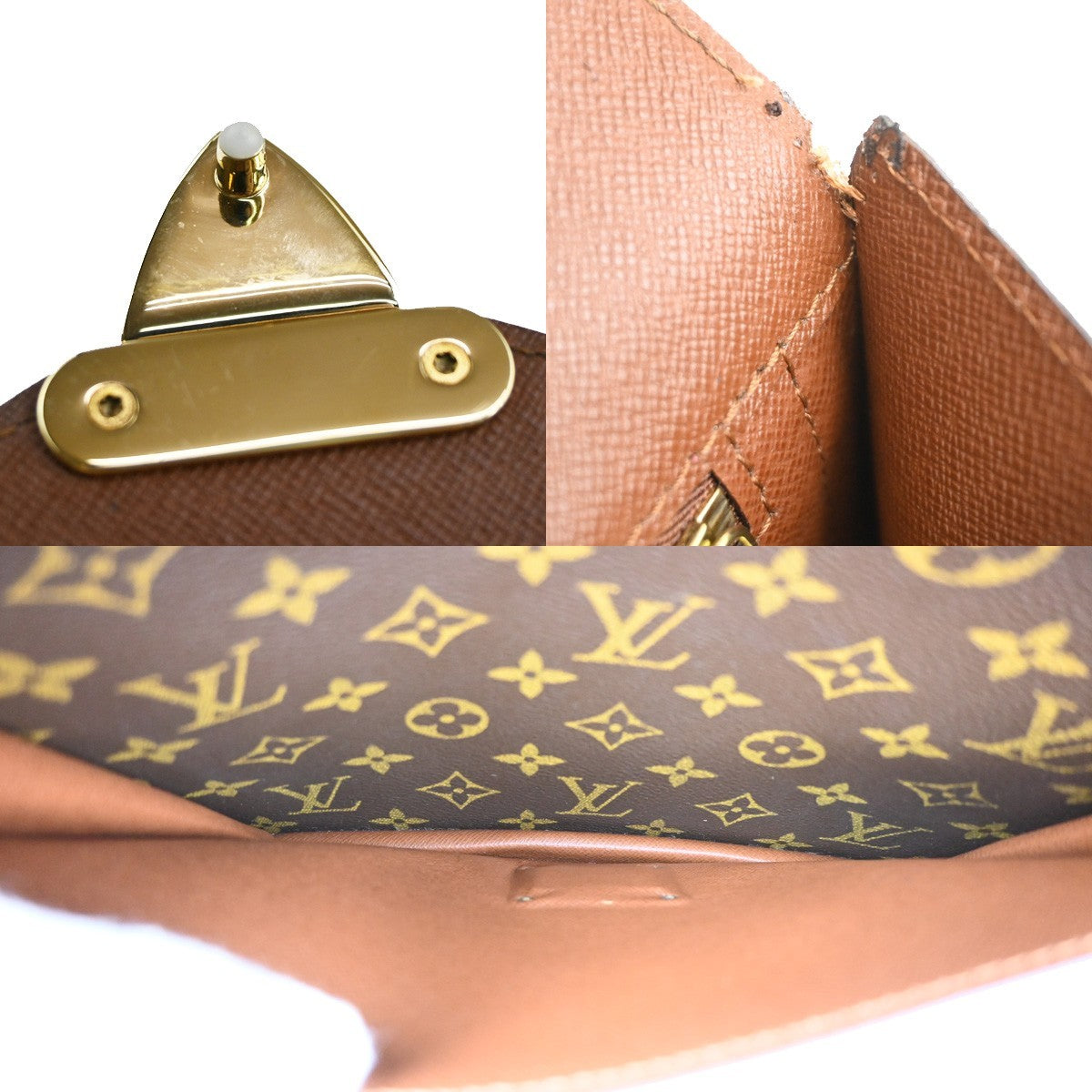 LOUIS VUITTON Monceau 28 2Way Shoulder Hand Bag Monogram Leather M51185 18AA072