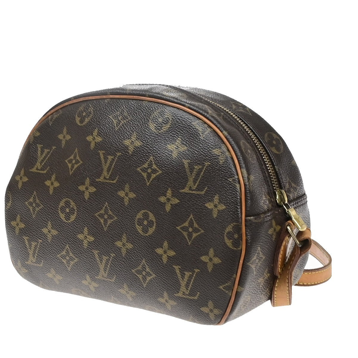 LOUIS VUITTON Blois Crossbody Shoulder Bag Monogram Leather Brown M51221 87MA711