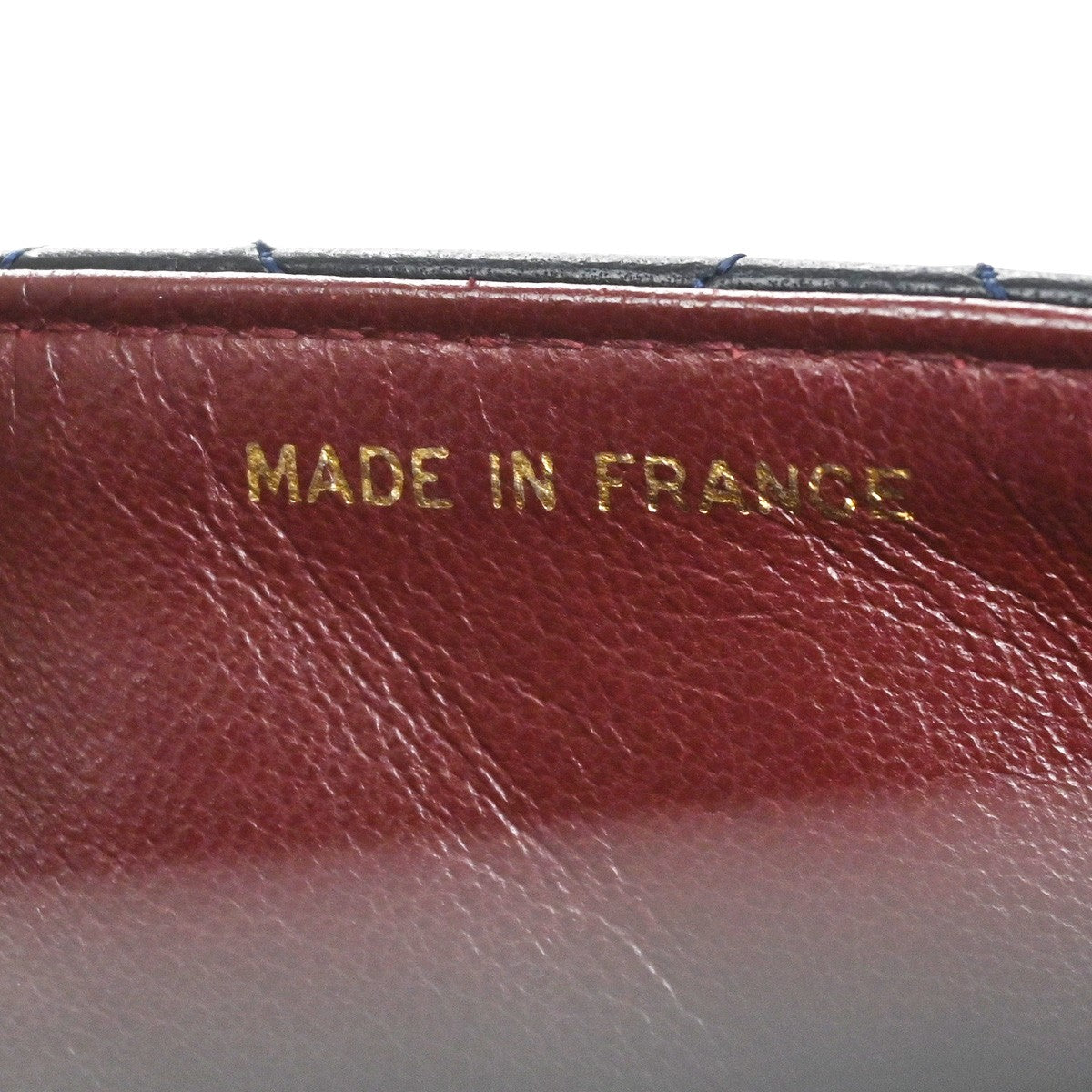 CHANEL CC Mini Matelasse Chain Shoulder Bag Leather Blue GHW Vintage 312RL427