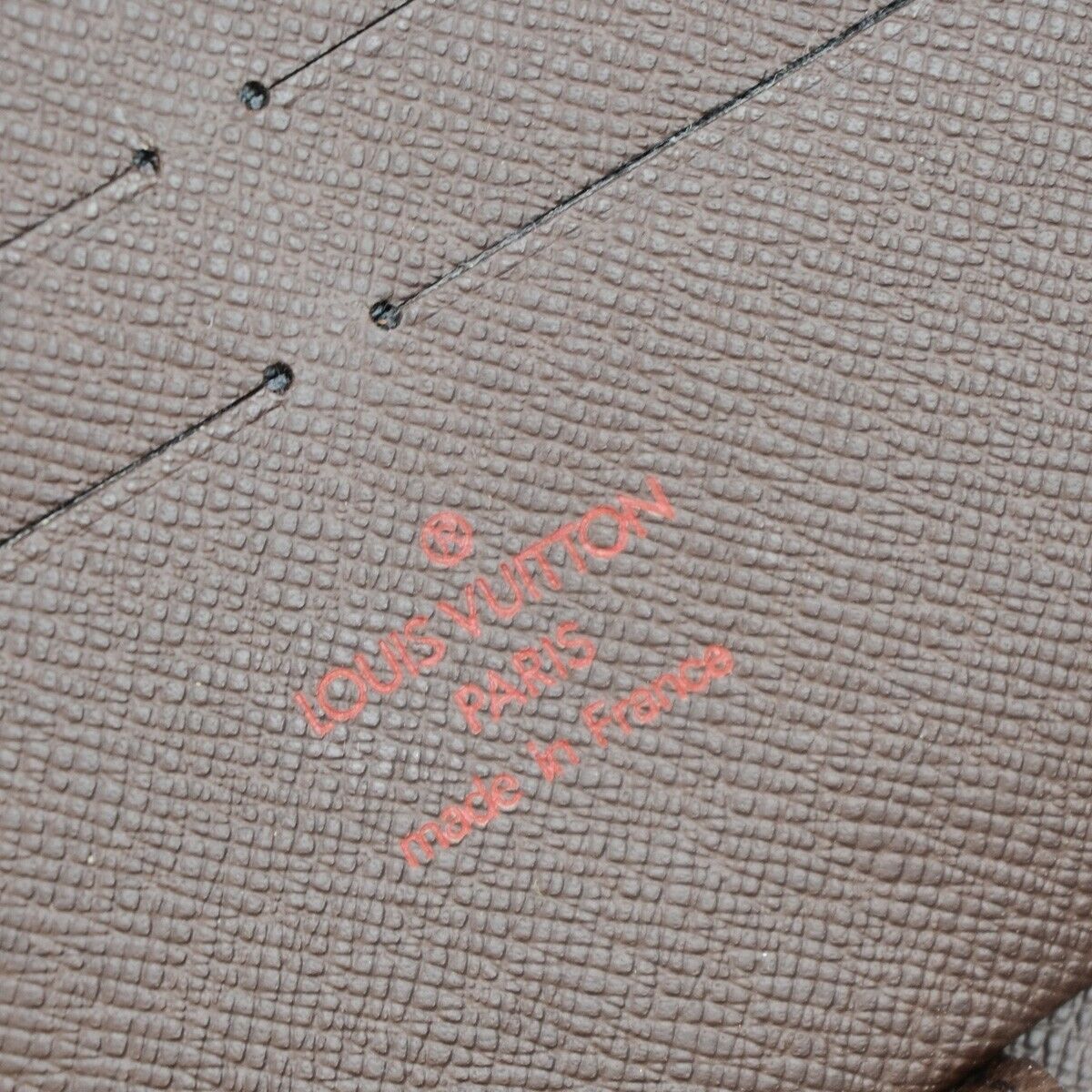 LOUIS VUITTON Zippy Organizer Long Wallet Damier Leather Brown N60003 84EC946