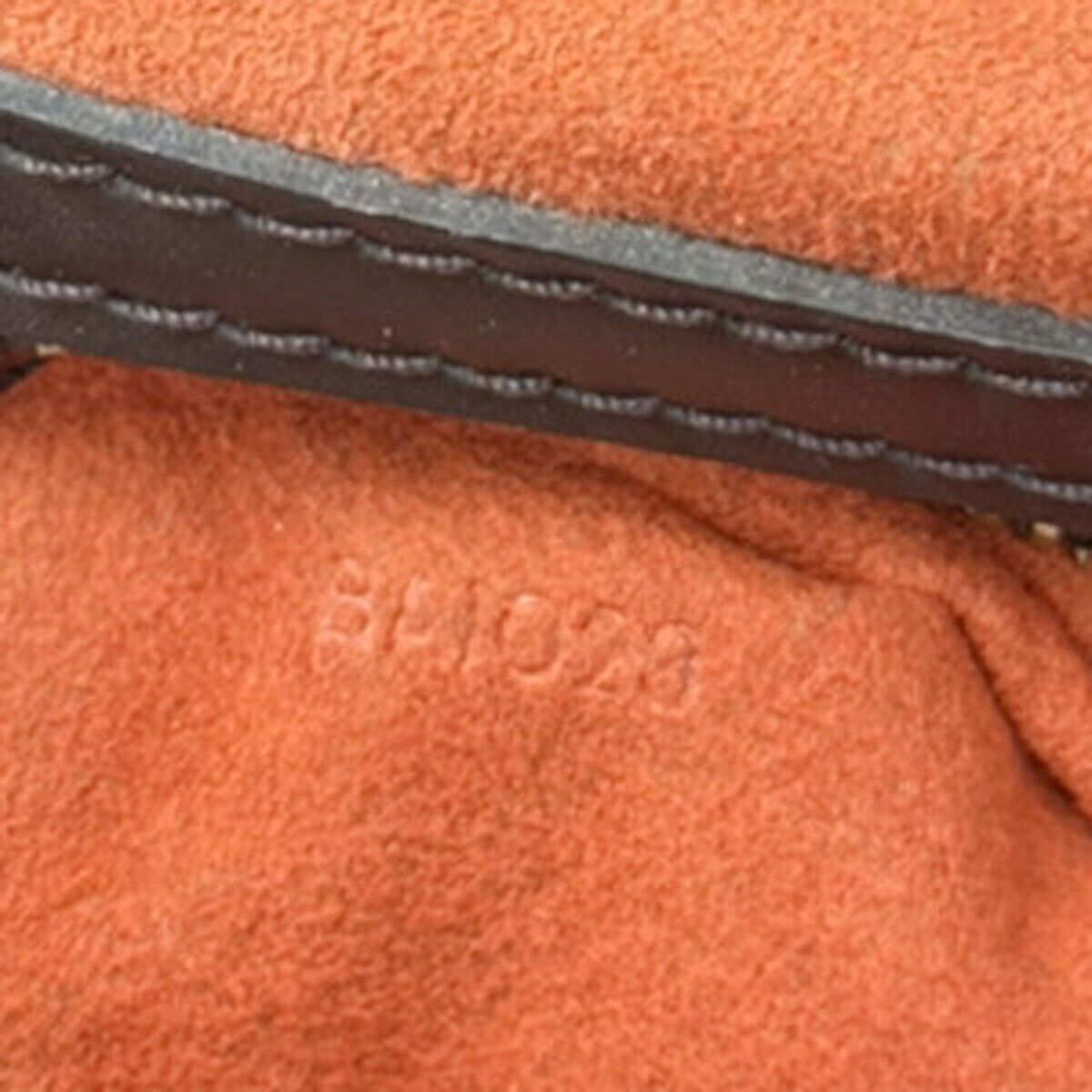 LOUIS VUITTON Manosque PM Shoulder Tote Bag Damier Leather Brown N51121 91FB498