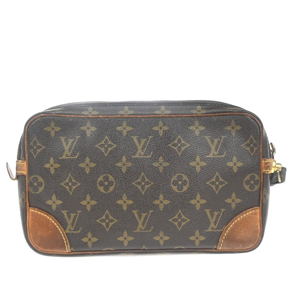 LOUIS VUITTON Marly Dragonne GM Clutch Hand Bag Monogram Brown M51825 67KP477