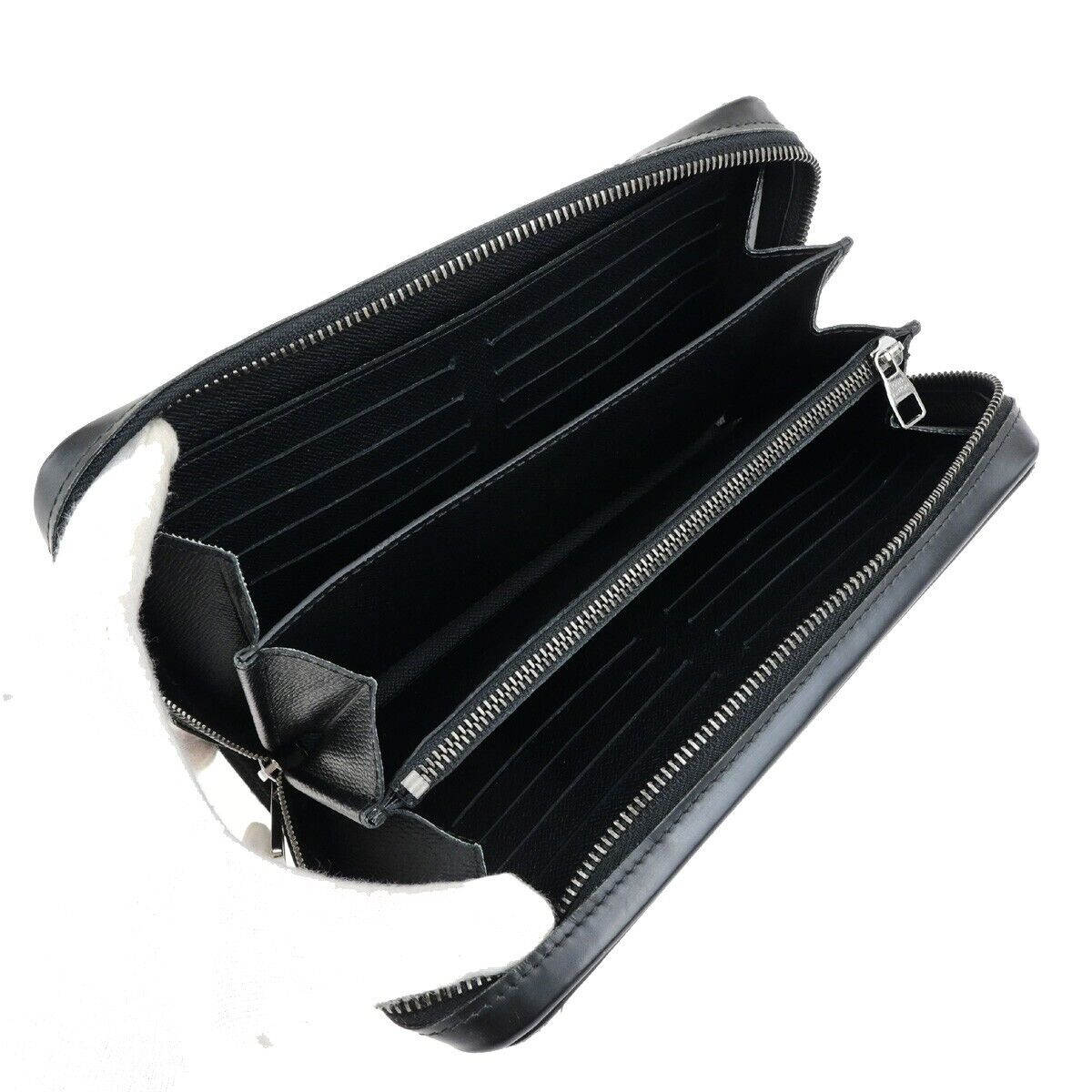 LOUIS VUITTON Zippy XL Long Bifold Wallet Monogram Eclipse BK M61698 99KA456