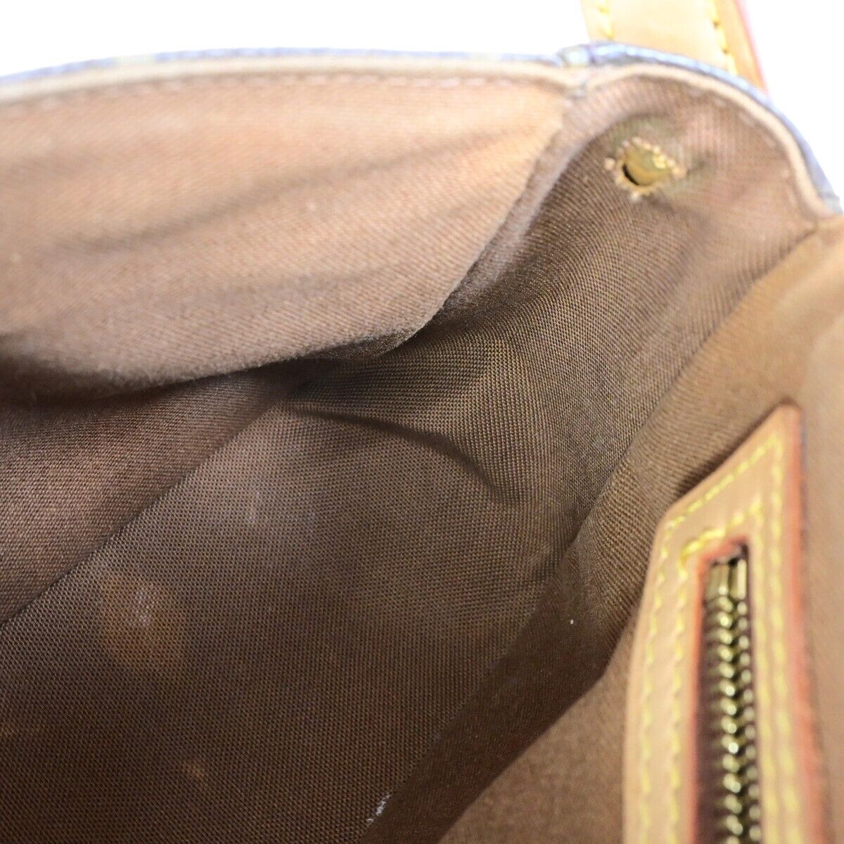 LOUIS VUITTON Mini Looping Hand Bag Monogram Leather Brown France M51147 91FA756