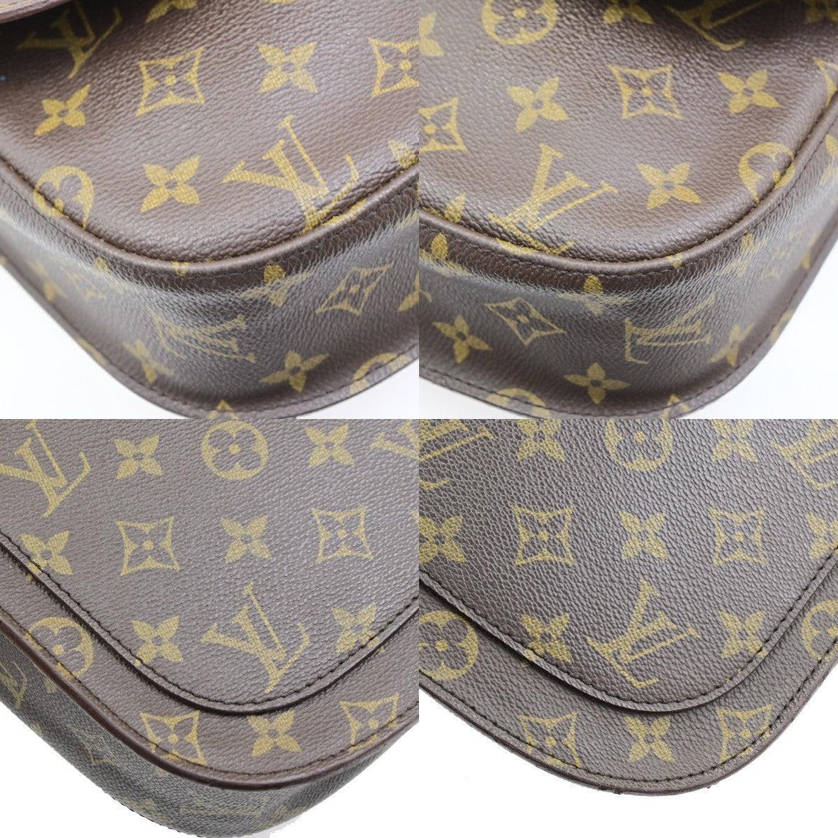 LOUIS VUITTON Saint Cloud GM Shoulder Bag Monogram Leather BN USA M51242 34YJ233