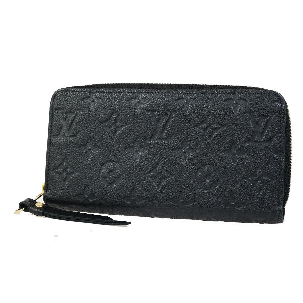 LOUIS VUITTON LV Zippy Long Wallet Monogram Empreinte Balck M93435 79FB264
