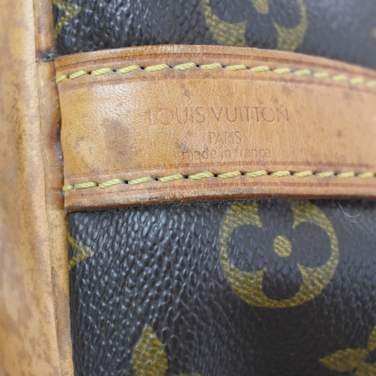 LOUIS VUITTON Petit Noe Drawstring Shoulder Bag Monogram Leather M42226 73ZA172