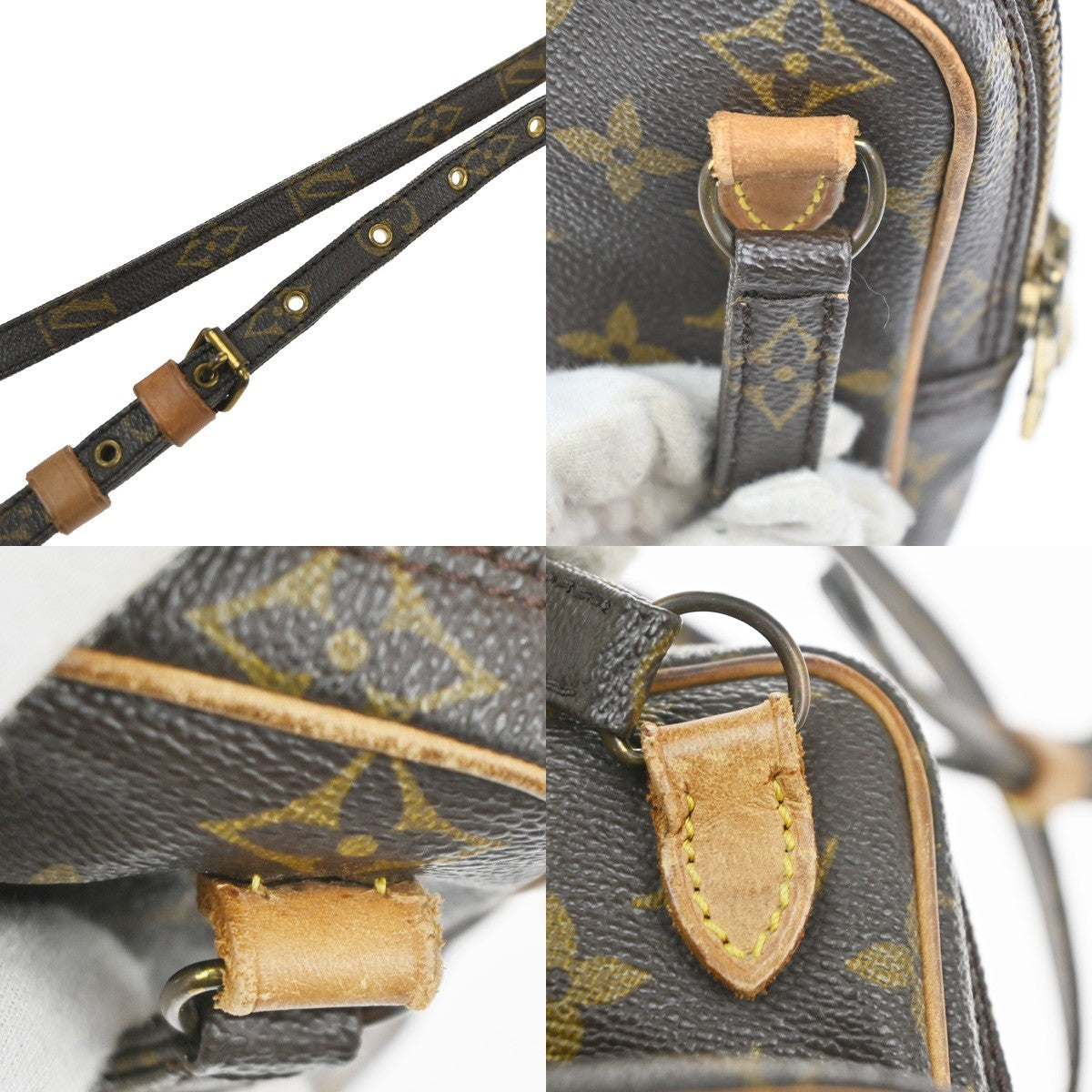LOUIS VUITTON Mini Amazon Shoulder Bag Monogram Leather Brown M45238 34MA463
