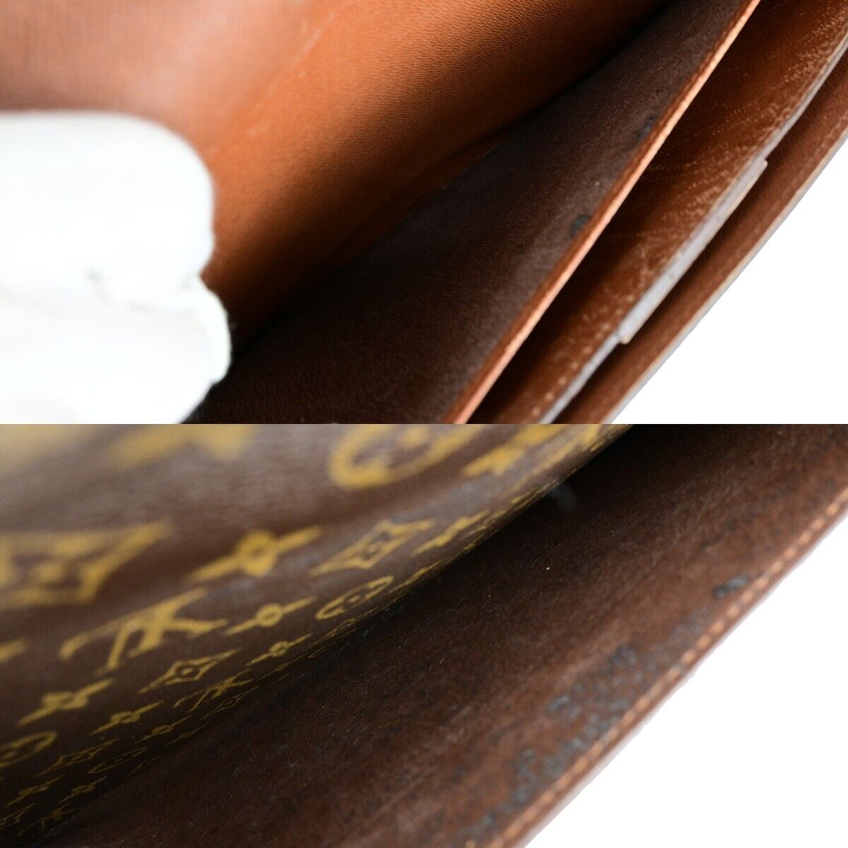 LOUIS VUITTON Serviette Conseiller Hand Bag Monogram Leather BN M53331 38EC958