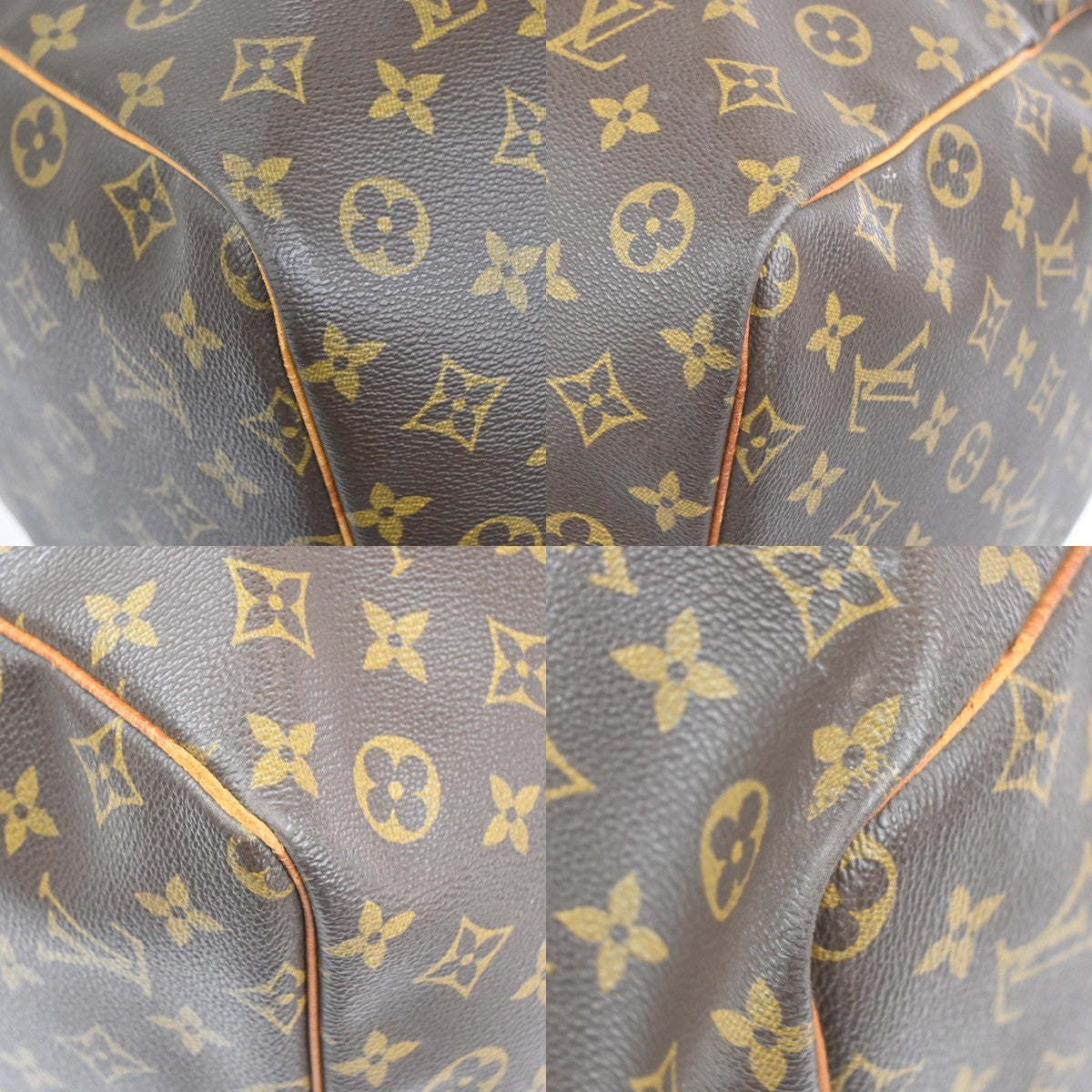 LOUIS VUITTON Keepall 60 Travel Hand Bag Monogram Leather Brown M41422 70MA525