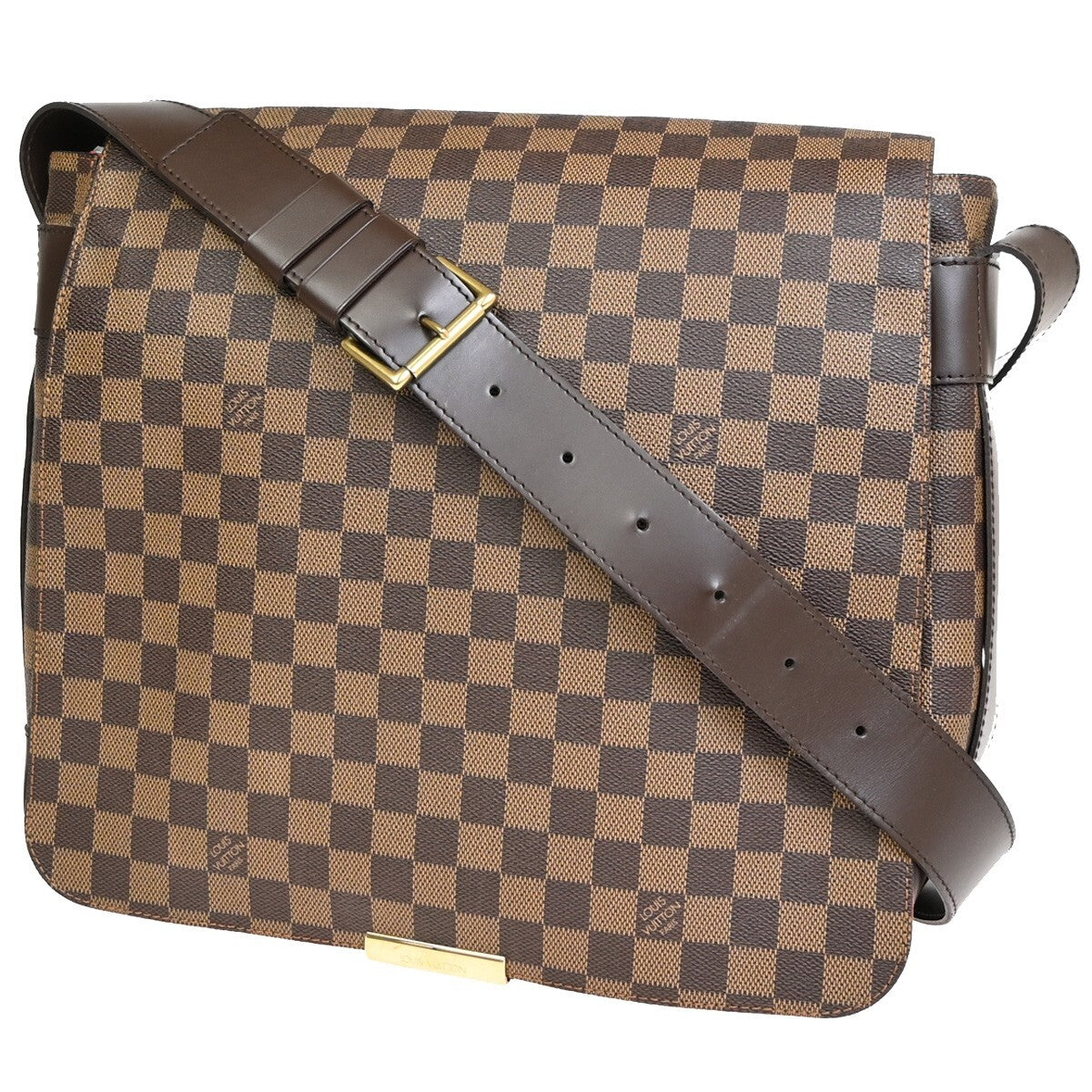 LOUIS VUITTON Bastille Shoulder Bag Damier Ebene Leather Brown N45258 20EE265