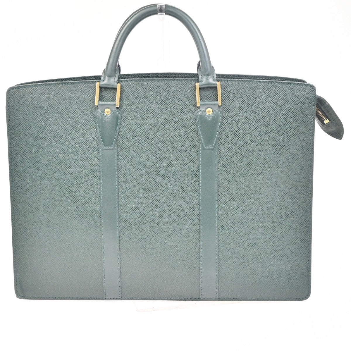 LOUIS VUITTON Porte Documents Lozan Briefcase Hand Bag Taiga M30054 04ZA369