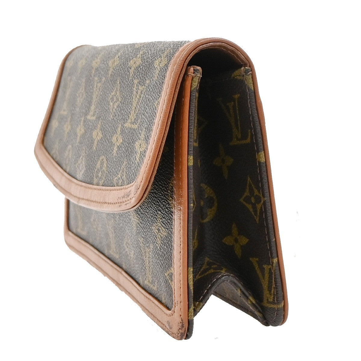 LOUIS VUITTON Pochette Dam PM Clutch Hand Bag Monogram Leather BN M51812 05PA047