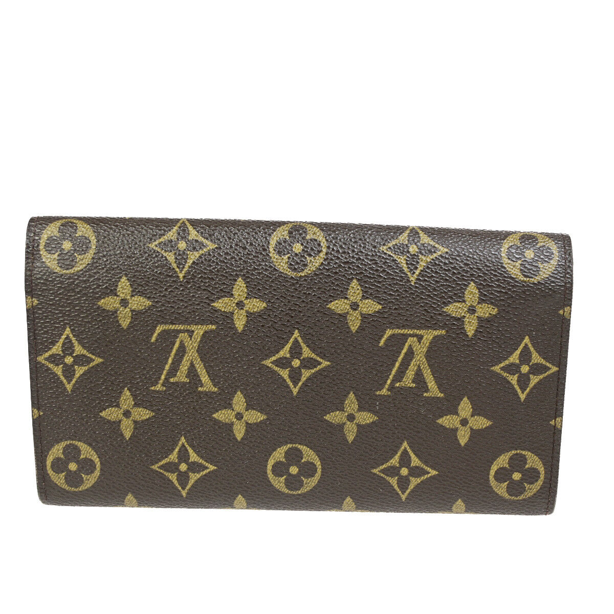 LOUIS VUITTON Porte Monnaie Credit Long Wallet Monogram Leather M61725 69YG495