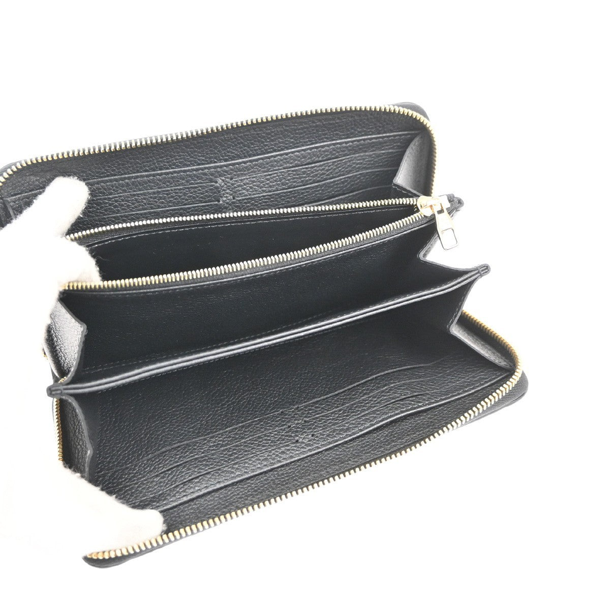 LOUIS VUITTON Zippy Long Wallet Monogram Empreinte Leather BK M61864 16RL782