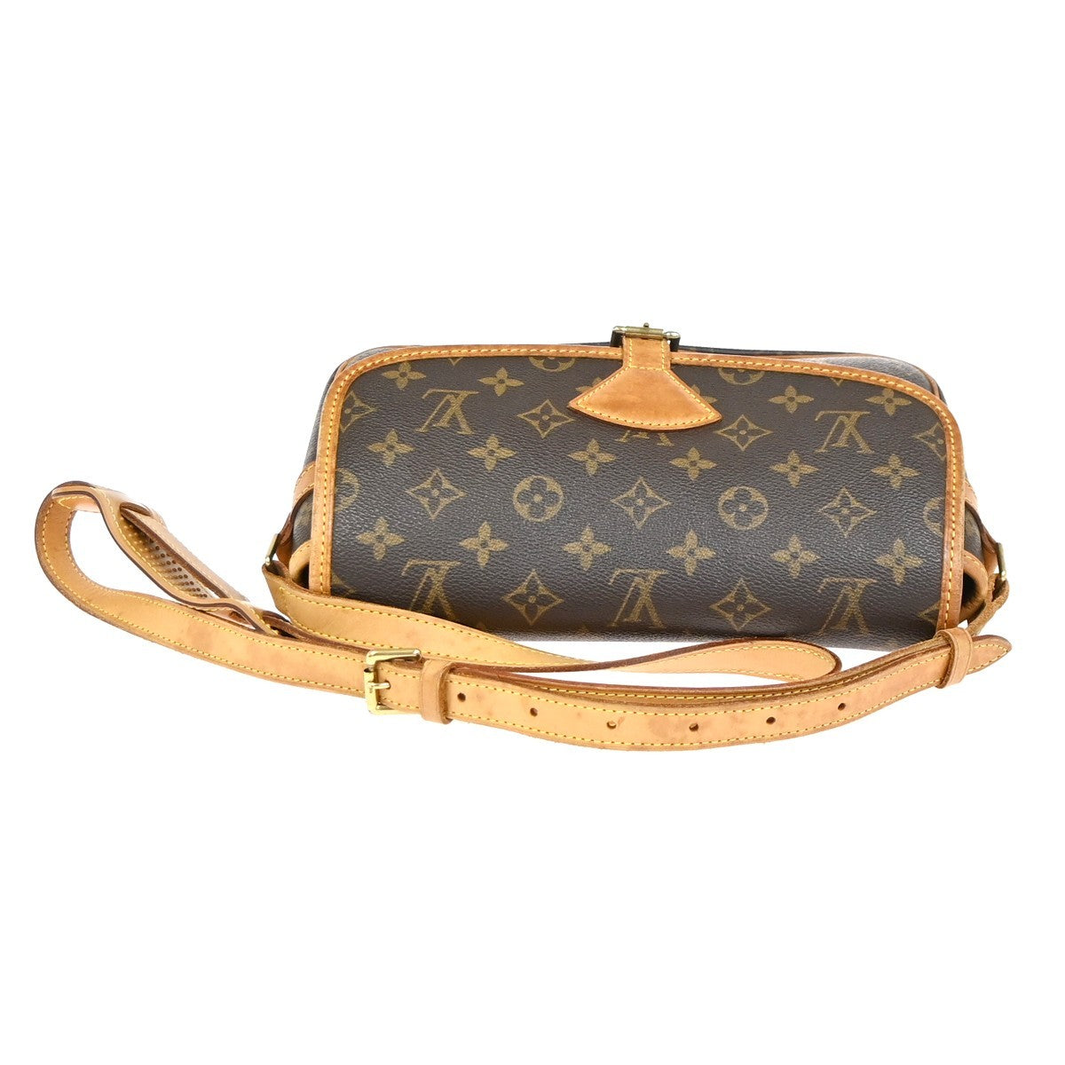 LOUIS VUITTON Sologne Shoulder Bag Monogram Leather Brown France M42250 22YJ164
