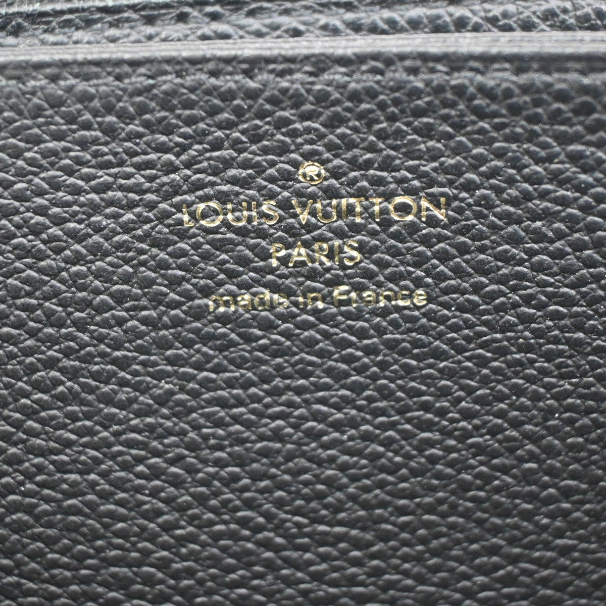 LOUIS VUITTON Zippy Wallet Long Wallet Monogram Empreinte Black M60571 80ZA255