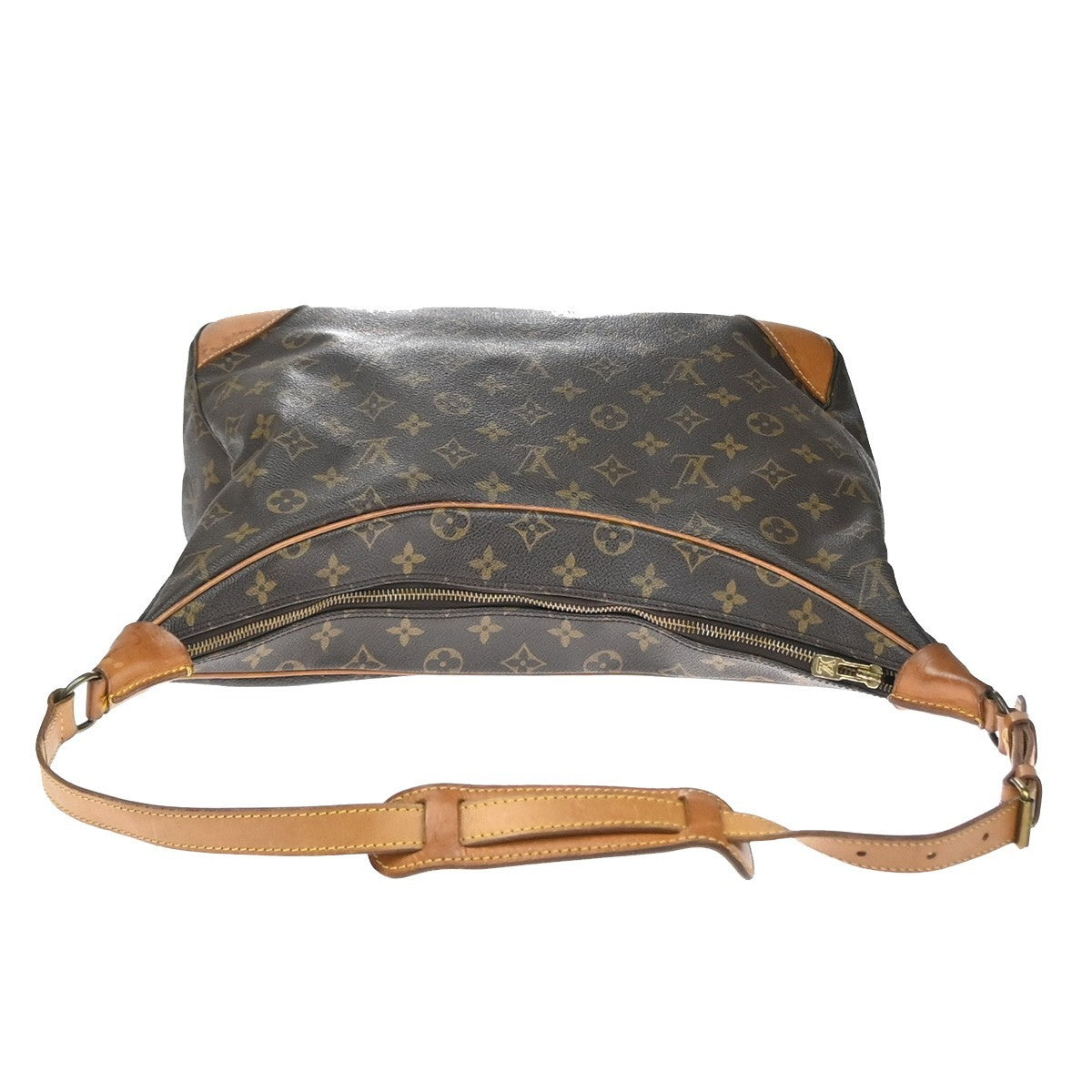 LOUIS VUITTON Boulogne 35 Shoulder Bag Monogram Leather Brown M51260 73YH997