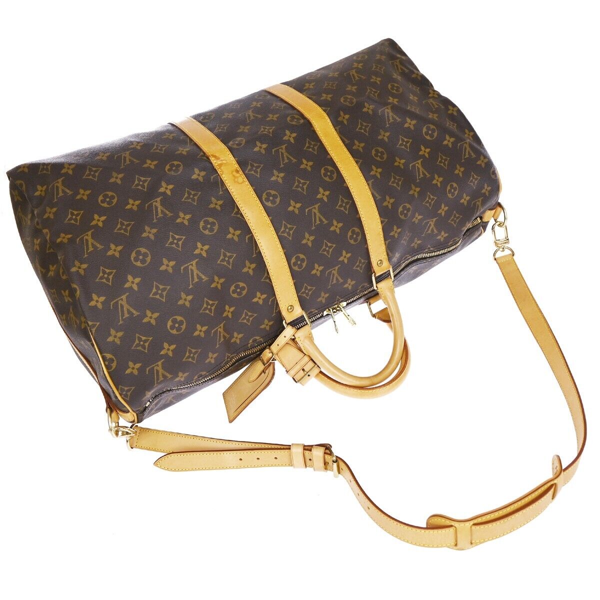 LOUIS VUITTON Keepall Bandouliere 55 2Way Hand Bag Monogram BN M41414 21HB055
