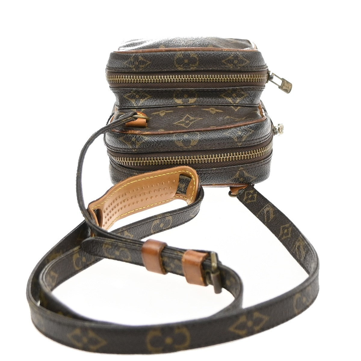 LOUIS VUITTON Mini Amazon Shoulder Bag Monogram Leather Brown M45238 32KP610