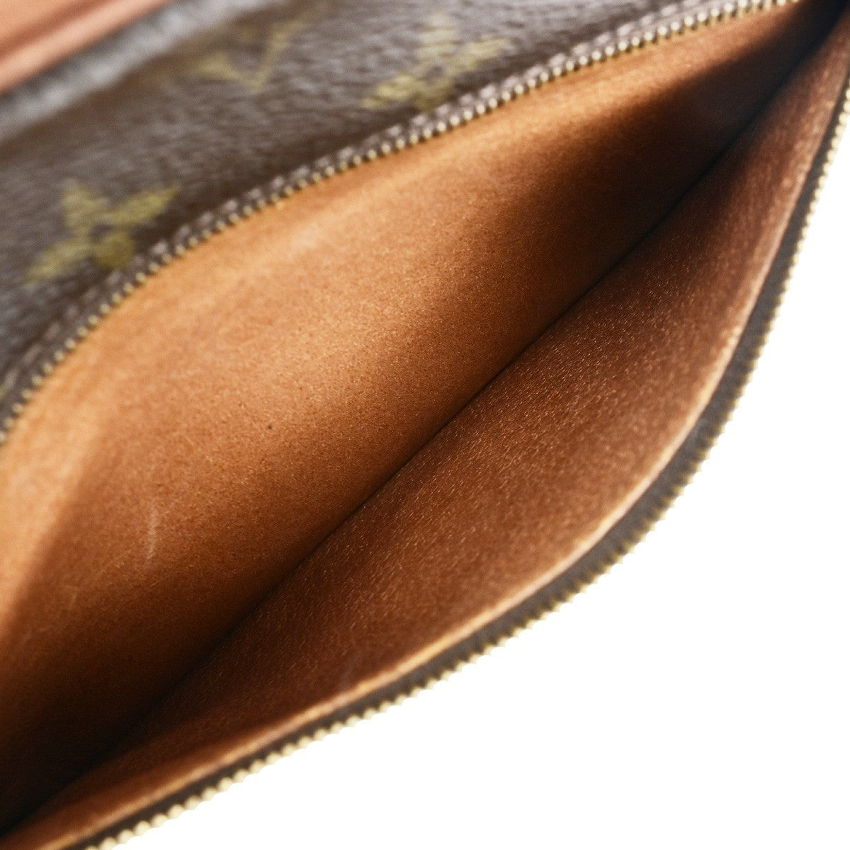 LOUIS VUITTON Sac Sport Clutch Hand Bag Monogram Leather Brown France 07KC335