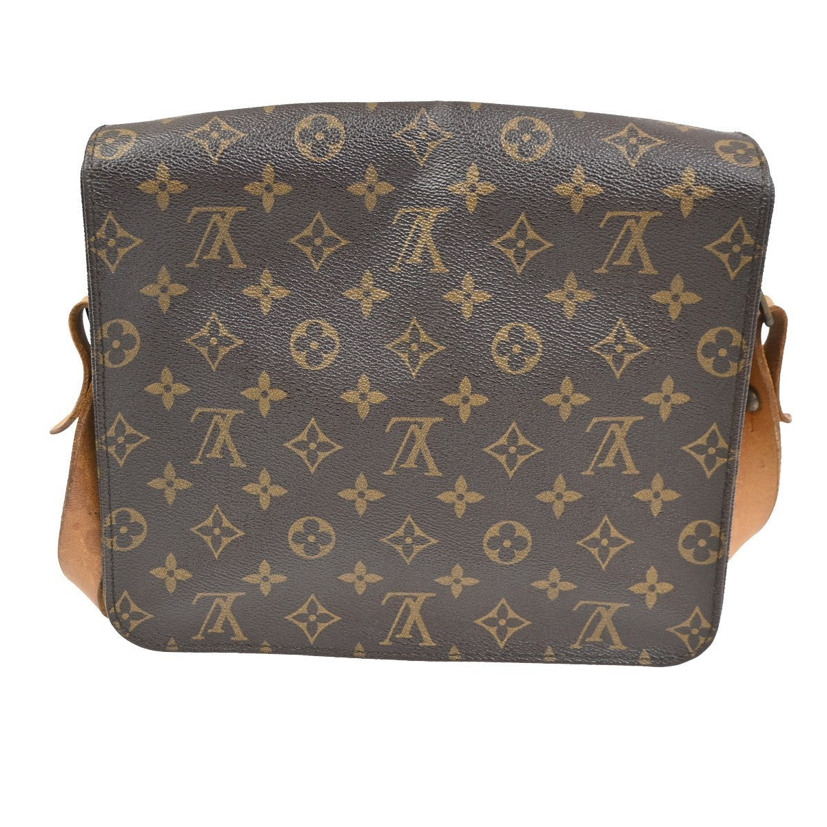 LOUIS VUITTON Cartouchiere GM Shoulder Bag Monogram Leather Brown M51252 32CA686