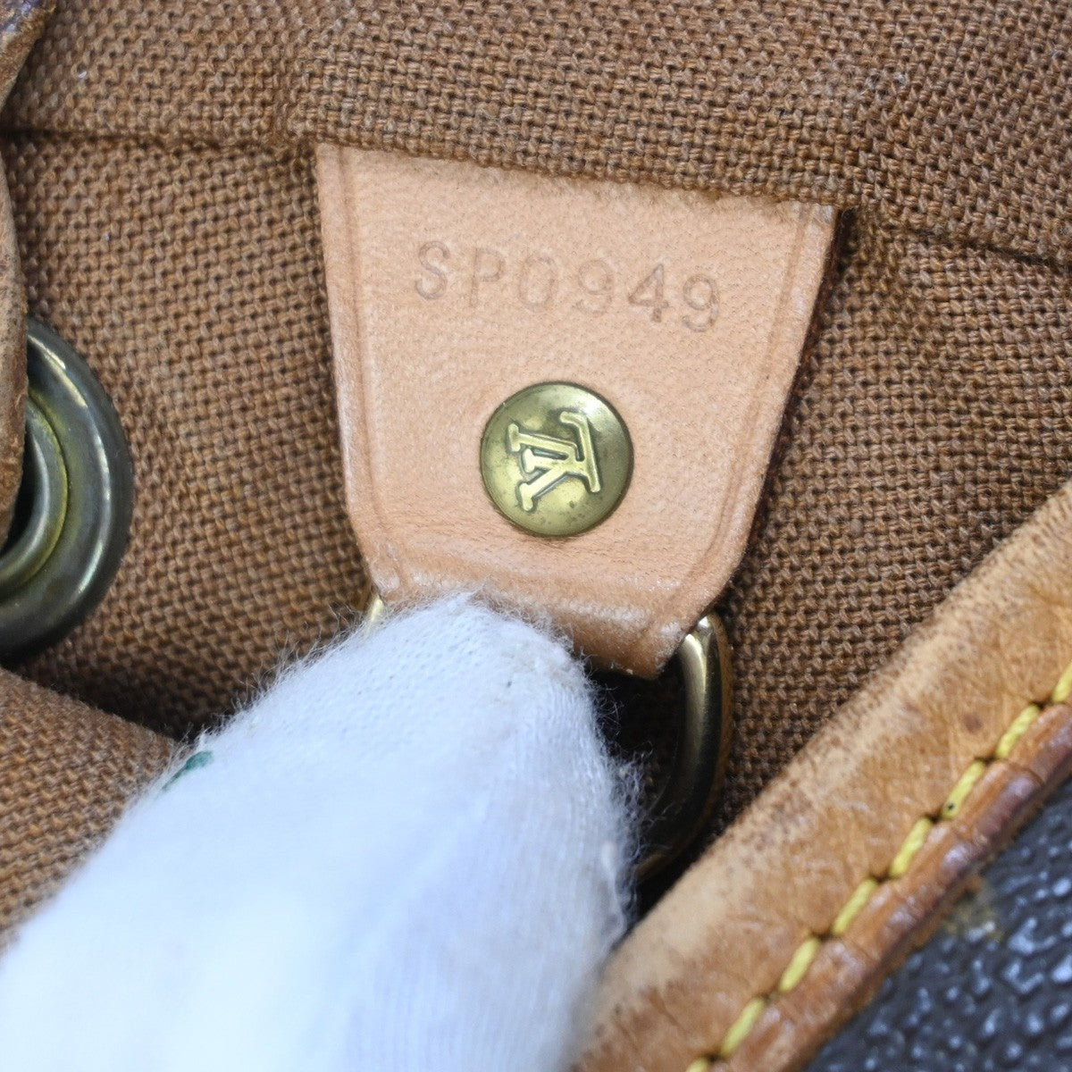 LOUIS VUITTON Montsouris GM Backpack Bag Monogram Leather Brown M51135 72CA811