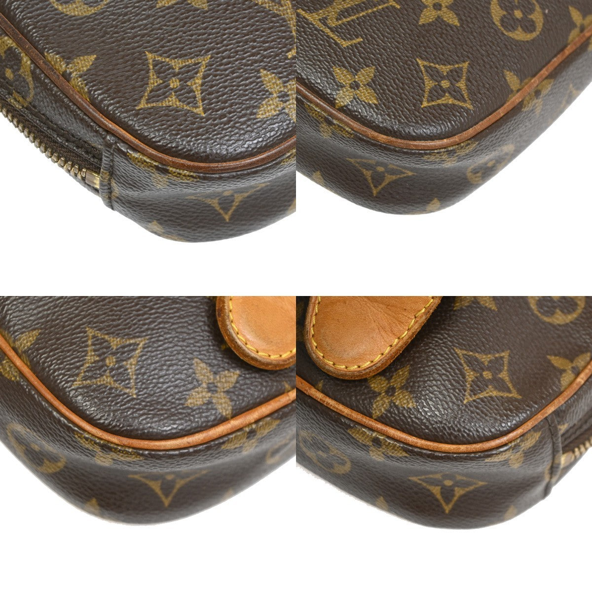 LOUIS VUITTON Pochette Gange Shoulder Bag Monogram Brown Spain M51870 13TA338
