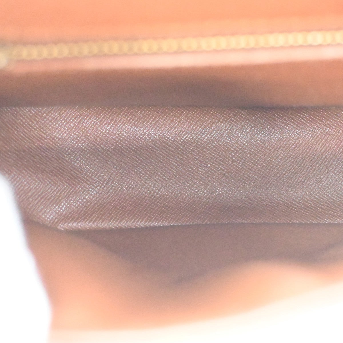 LOUIS VUITTON Saint Cloud MM Shoulder Bag Monogram Leather Brown M51243 31KP037